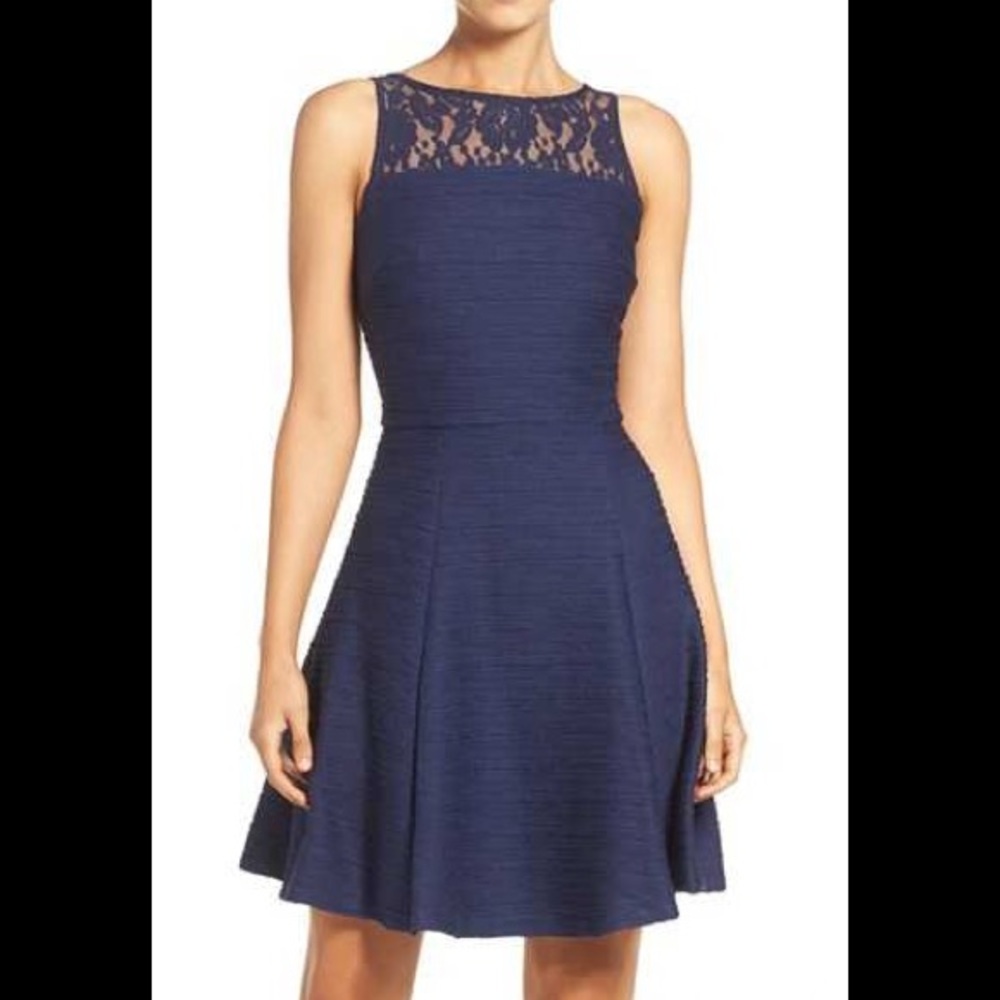 Super cute fit and flare dress